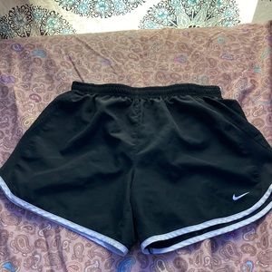 black nike shorts